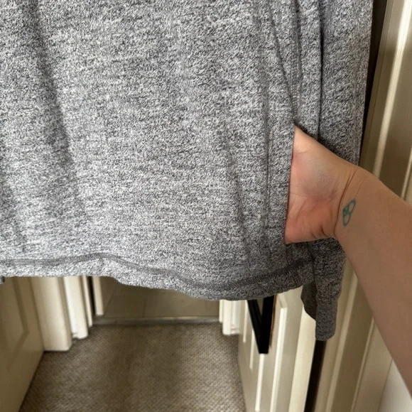 Men’s Lucky Brand Grey Half Zio Pullover Sweater Size Small - Picture 5 of 8